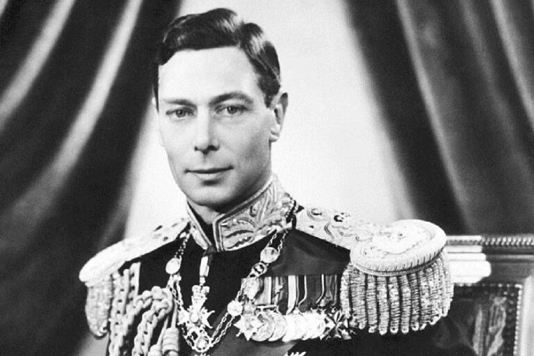 A portrait photograph of King George the sixth