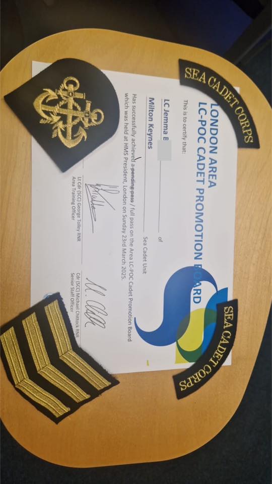 While some of our cadets were engaged in the District Course yesterday, Leading ...
