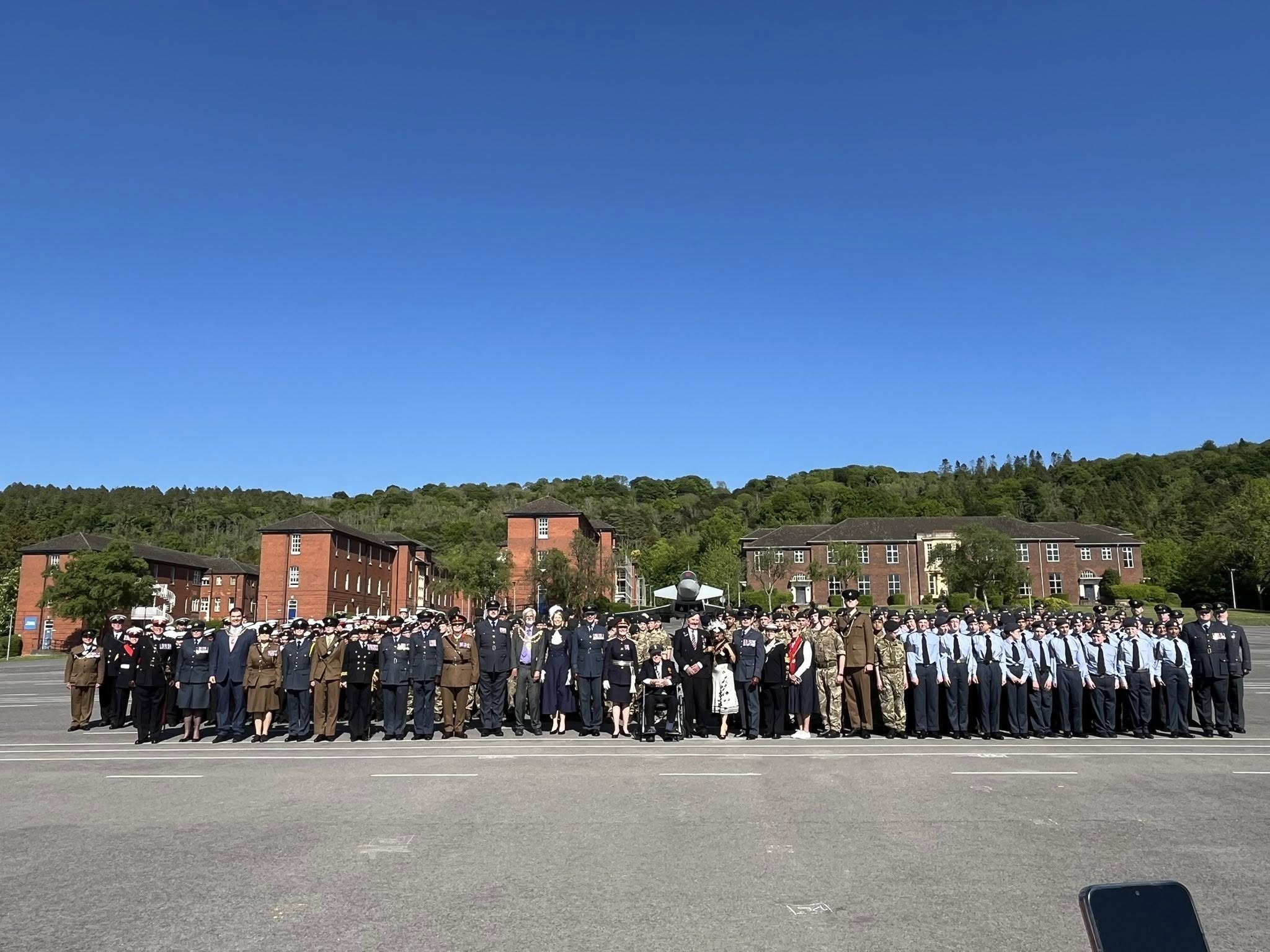 The Lord-Lieutenant hosted a VE80 Military Cadet Parade at RAF Halton today. Wel…