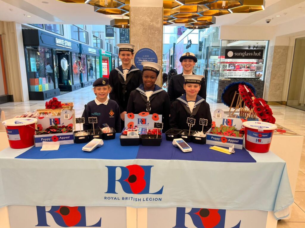 The Poppy Appeal 2025 is underway in MK! 
Our cadets and staff are out at Centre...