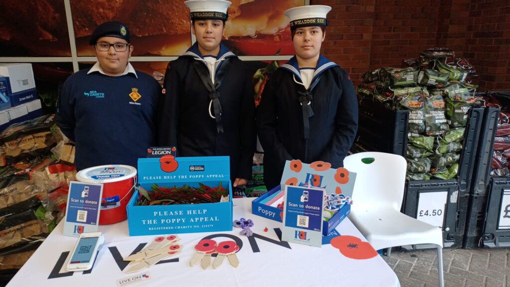 Our afternoon Poppy Appeal volunteers are out and about today, proudly supportin...